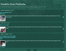 Tablet Screenshot of parablesfrompichincha.blogspot.com