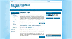 Desktop Screenshot of forex-handel-online.blogspot.com