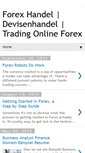 Mobile Screenshot of forex-handel-online.blogspot.com