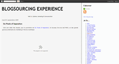 Desktop Screenshot of blogsourcingexperience.blogspot.com