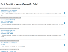 Tablet Screenshot of microwave-ovens-blog.blogspot.com