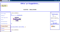 Desktop Screenshot of elifce-nallihan.blogspot.com