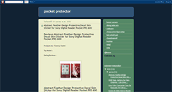 Desktop Screenshot of pocket-protector.blogspot.com