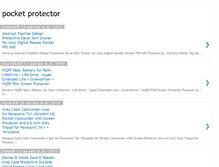 Tablet Screenshot of pocket-protector.blogspot.com