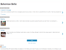 Tablet Screenshot of bohemebelle.blogspot.com