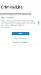 Mobile Screenshot of criminal-life.blogspot.com