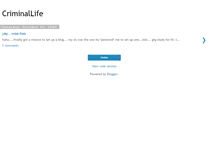 Tablet Screenshot of criminal-life.blogspot.com
