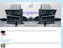 Tablet Screenshot of espacioreal.blogspot.com