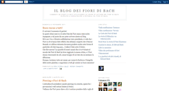 Desktop Screenshot of ilblogdeifioridibach.blogspot.com