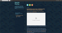 Desktop Screenshot of gauchedisplay.blogspot.com