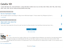 Tablet Screenshot of catalla101.blogspot.com