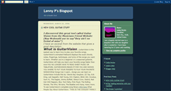 Desktop Screenshot of lennypsblogspot.blogspot.com