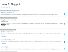 Tablet Screenshot of lennypsblogspot.blogspot.com