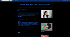 Desktop Screenshot of aboveandbeyondphotographybyreesa.blogspot.com