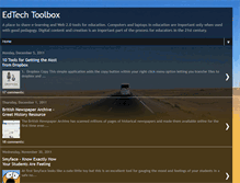 Tablet Screenshot of edtechtoolbox.blogspot.com