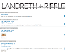 Tablet Screenshot of landrethriffle.blogspot.com