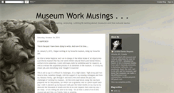 Desktop Screenshot of museumworkmusing.blogspot.com