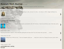 Tablet Screenshot of museumworkmusing.blogspot.com