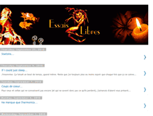 Tablet Screenshot of essaislibres.blogspot.com