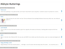 Tablet Screenshot of midnytemutterings.blogspot.com