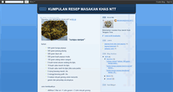 Desktop Screenshot of kumpulanresepmasakankhasntt.blogspot.com