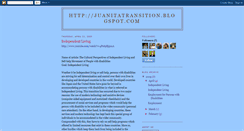 Desktop Screenshot of juanitatransition.blogspot.com
