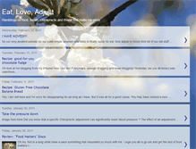 Tablet Screenshot of eatloveadjust.blogspot.com