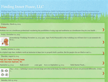 Tablet Screenshot of findinginnerpeaceyoga.blogspot.com