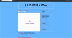 Desktop Screenshot of demameluco.blogspot.com