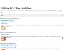 Tablet Screenshot of culinaryadventuresandmore.blogspot.com