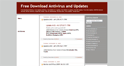 Desktop Screenshot of free-antivirus-update.blogspot.com