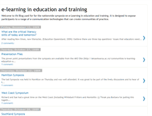 Tablet Screenshot of e-learning-symposia.blogspot.com