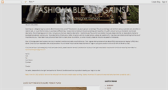 Desktop Screenshot of fashionablebargains.blogspot.com