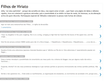Tablet Screenshot of filhosdeviriato.blogspot.com