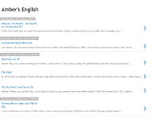 Tablet Screenshot of ambersenglish.blogspot.com