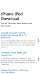 Mobile Screenshot of iphoneipoddownload.blogspot.com