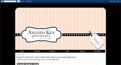 Desktop Screenshot of amandakeyphotography.blogspot.com