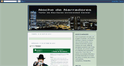 Desktop Screenshot of nochedenarradores.blogspot.com