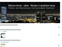 Tablet Screenshot of nochedenarradores.blogspot.com