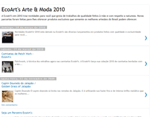 Tablet Screenshot of ecoartsartemoda.blogspot.com