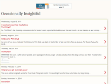 Tablet Screenshot of occasionallyinsightful.blogspot.com