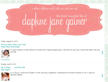 Tablet Screenshot of daphnejanegainer.blogspot.com