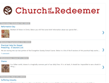 Tablet Screenshot of churchoftheredeemerll.blogspot.com