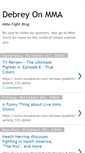 Mobile Screenshot of mmafightblog.blogspot.com