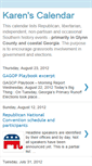 Mobile Screenshot of karens-calendar.blogspot.com