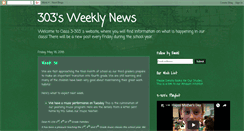 Desktop Screenshot of class303news.blogspot.com