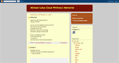 Desktop Screenshot of lotuscloudmichael.blogspot.com