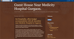 Desktop Screenshot of guesthouse-near-medicity-gurgaon.blogspot.com