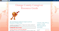 Desktop Screenshot of freeoccaregiverresourceguide.blogspot.com