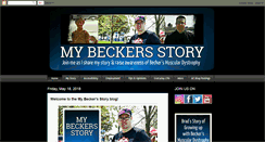 Desktop Screenshot of my-beckers-story.blogspot.com
